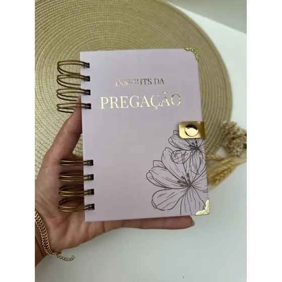 Caderno de Pregações / Caderno de Anotações/ Caderno de Ministrações/ Caderno de Esboço Bíblico