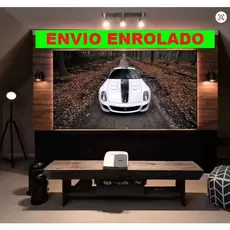 TELA DE PROJEÇÃO *** ENVIO A TELA ENROLADA *** 70 Polegadas para projetor  copa do mundo