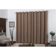 Cortina Blackout Em Tecido Corta Luz 4,00x2,80 Sala e Quarto Avelã