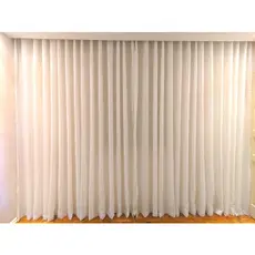 Cortina Blackout Tecido C/ Voil 8,00x2,80 Sala E Quarto Corta Luz