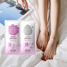 LAIKOU Japão Sakura Geléia Spa Pedicure Conjunto Para Pés Pele Lisa Hidratante Melhorar O Brilho Da 50g + 50g