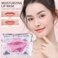Patch De Máscara Labial Com Infusão De Colágeno-Linhas Finas Hidratantes E Suavizantes Para Mulheres/Homens