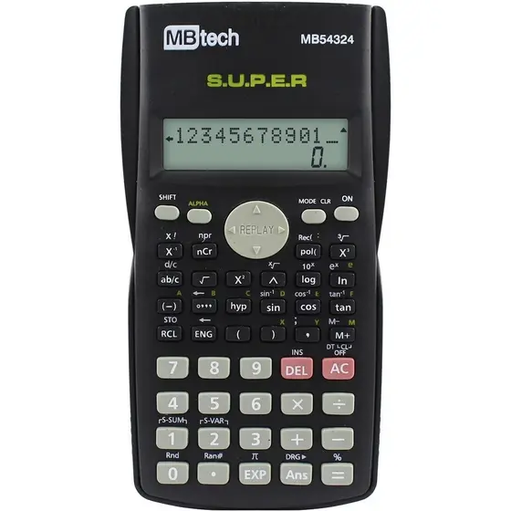 Calculadora Científica 240 Funções Original Com Capa Protetora