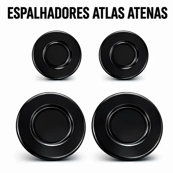 Tampinhas Espalhadores Bocas Fogão Atlas Atenas 4 Bocas