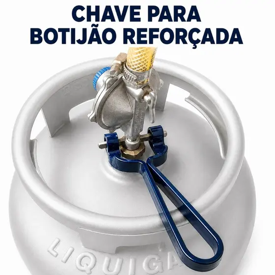 Chave para Trocar Abrir Registro Borboleta de botijão do gás abre facil Super Resistente