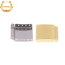 AYellowgod 1 Peça Prateado/Dourado 12-22MM Pulseira De Relógio De Aço Extensor Extensão De Fecho Com Alça De Passo Acess