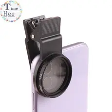 TimeHee Universal Com Clipe Portátil Profissional Telefone Polarizador Lente Grande Angular 37/52MM Filtro CPL Câmera Ci
