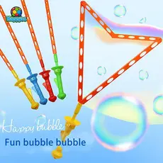 happyss Multi-Buraco Espada Ocidental Bolha Soprador Tamanho Grande Handheld Arco-Íris Brinquedo Das Crianças Segurança