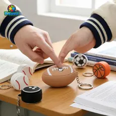 happyss Chaveiro Basquete Futebol Fidget Bolha Brinquedo Sensorial Alívio Do Estresse Gadget Para Crianças Escritório Es