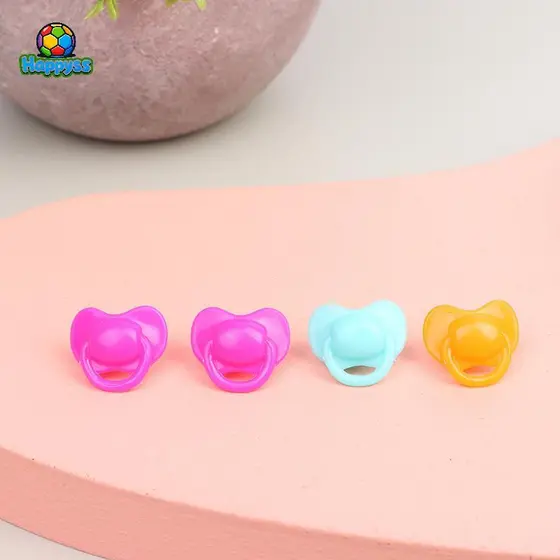 happyss 20 Peças Chupeta De Boneca Em Miniatura Expressão Acessórios De Brinquedo Brinquedos De Plástico Playhouse Casa