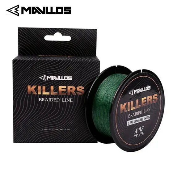 Mavllos Linha De Pesca Entrançada 4 Fios 150m 0.06mm-0.6mm 4-121lb Super Fortes Multifilamentos De Água Salgada 4w Pe