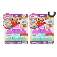 Prendedor Embalagem Lacre Pack Lock Cores Aleatório Proteção Alimentos Envio 24HRS