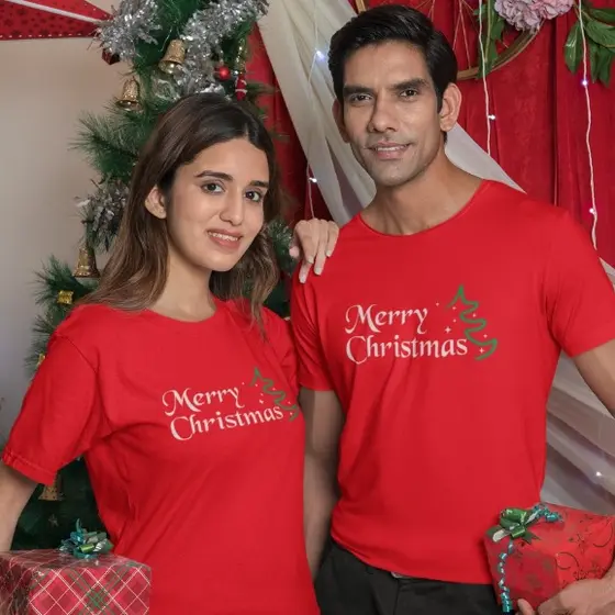 T-shirts Unissex Versão Babylook ou Camiseta tema Natal Festas de Final de Ano