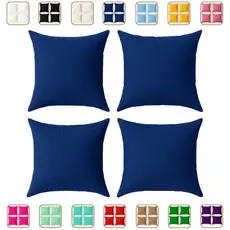 Kit/Jogo 4 Capas de Almofadas Elegance Oxford -  Sala Quarto Decoração - Diversas Cores