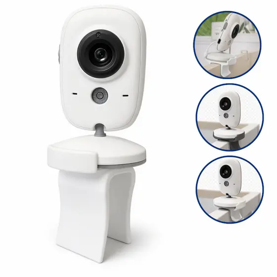 Suporte Babá Eletrônica Baby Monitor para Berço Ajustável Seguro Fácil Instalar