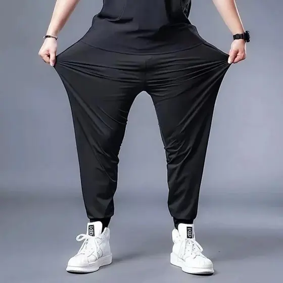 Calça Jogger Masculina Tactel Elastano Dry Fit Academia Treino Corrida Fitness Slim Leve Punho Plus Size P ao G4