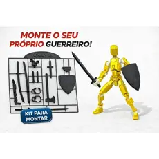 KIT 2 A 10 BONECO [DUMMY] 13 - ROBO DUMMY13 100% ARTICULADO + KIT ARMAS DE BRINDE ACTION FIGURE -