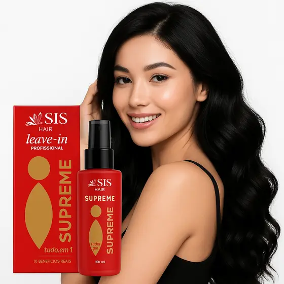 Leave-in ISIS Hair Supreme 150ml - Tudo em 1 com 10 Benefícios Reais | Profissional LEAVE IN
