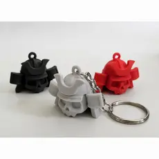 Chaveiro Skull Samurai Caveira Japão