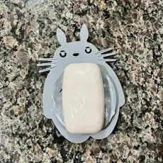 Saboneteira Totoro 3D Porta Sabonete Drenante para Banheiro Casa Decoração Moderna e Prática com Design Adorável e Práti