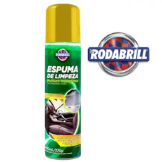 Espuma de LIMPEZA MÁGICA INSTÂNTANEA Aerosol uso Geral Estofado Carpete Automotivo - RODABRIL 400ML