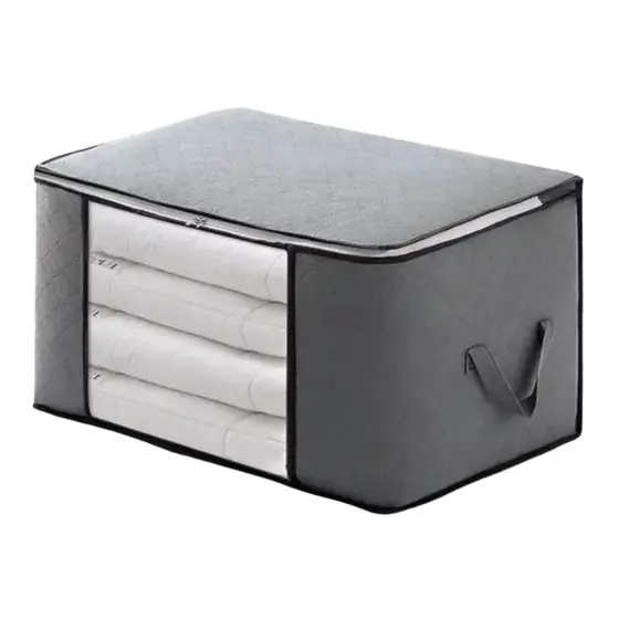 Organizador de Roupas Dobrável com Zíper Reforçado