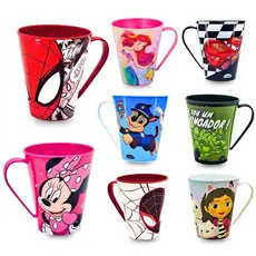 Caneca Infantil de Plástico 360 ml Personagens Plasútil