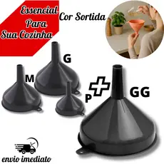 Funis de Plástico (P, M, G e GG) – Cores Sortidas | Cozinha, Oficina, Bares e Mais!