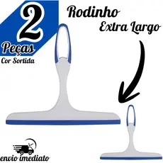 Rodo Rodinho Pia Silicone Largo 24 cm Rodinho Com Puxador Grande Limpeza Multiuso Para Box Vidros