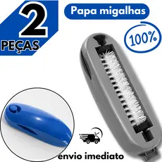 Escova Mágica Papa Migalhas Removedor de Pelos Limpeza Sofá Poltrona Bancada Carro Mesa