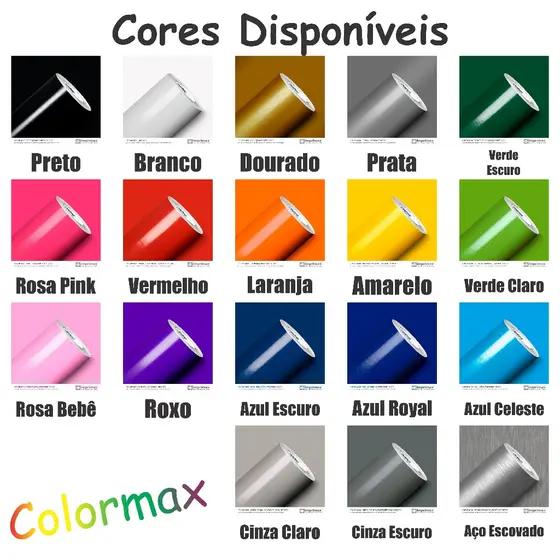 Adesivo Vinil Colormax 25cm Balão Bubble Recorte Plotter Silhouette Cricut Foison