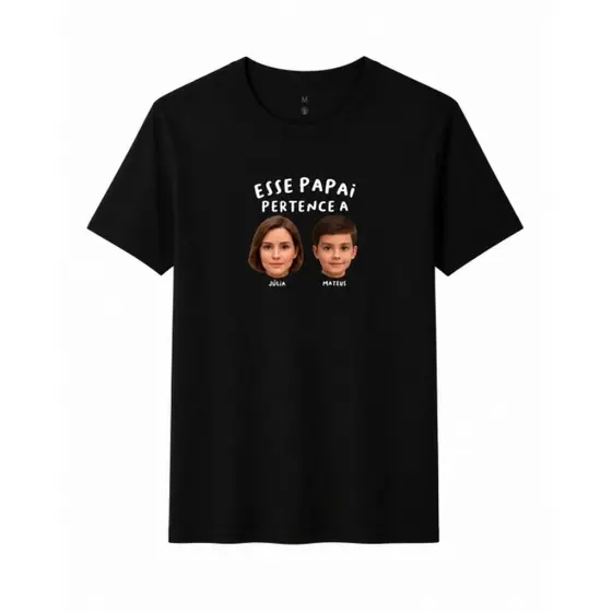 Camiseta dia dos pais vovô personalizada presente