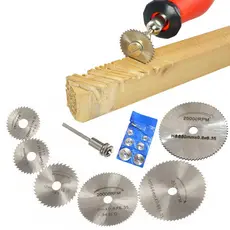 Kit Jogo 7 Peças Mini Disco Serra Circular Micro Retifica Dremel