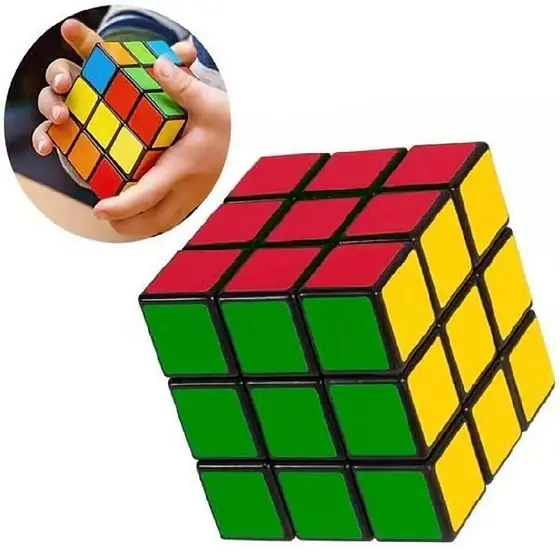 Cubo Mágico Brinquedo Quebra Cabeça Infantil Interativo para Criança Adulto