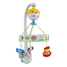 Móbile Portátil Musical Berço Animais Baby Zoop Toys Som