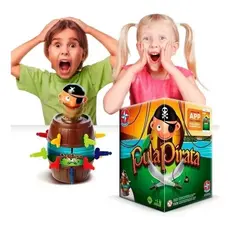 Jogo Pula Pirata Divertido Criança Original Estrela