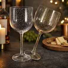 Kit Taça de Gin com Glitter Dourado ou Prata para Eventos, Festas, Casamento Drinks Atacado e Varejo