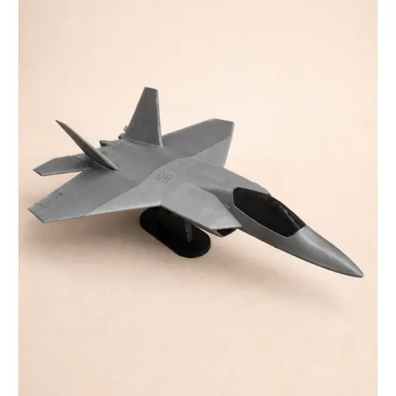 Miniatura Avião Caça Stealth – Modelo Decorativo 3D - F22