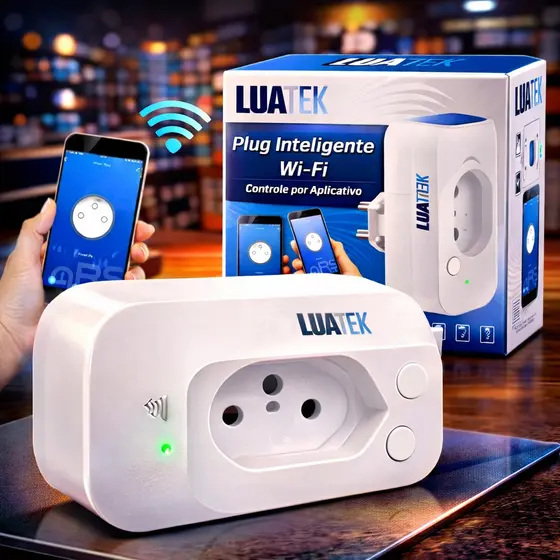Tomada Inteligente Smart Wifi Google Home Alexa Automação - Luatek