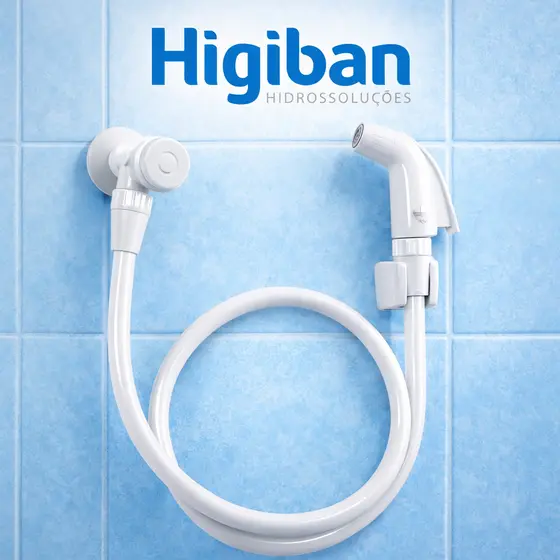 Ducha Higiênica Higiban Abs Gatilho Registro Branca Ducha Rio
