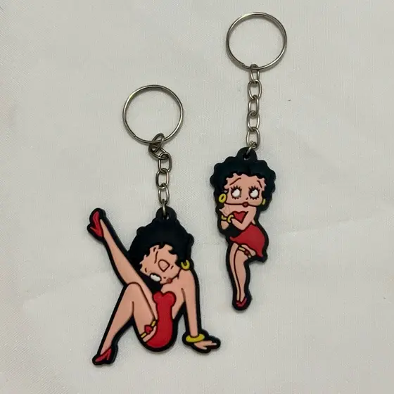 Chaveiro Betty Boop Emborrachado
