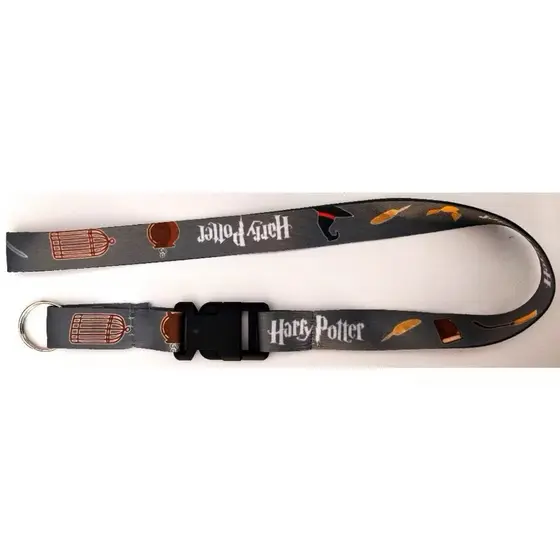 Cordão para Pescoço Harry Potter com Fecho Engate Rápido para Chave Crachá Chaveiro