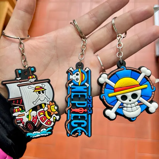 Chaveiros One Piece Emborrachados Alta Qualidade
