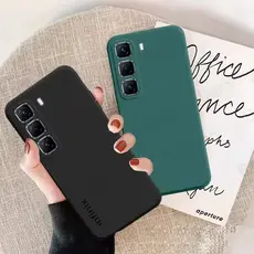 Capa De Telefone Luxuosa Para infinix Hot 60 50 Pro Plus Silicone Macia À Prova De Poeira Choque 40 40i 50i 60i Padrão D