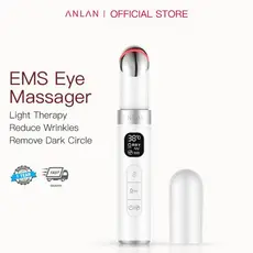 ANLAN EMS Eye Massager Vibração Compressa Quente Fototerapia Anti Envelhecimento Rugas