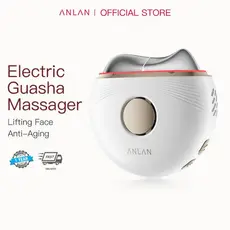 ANLAN Elétrica Gua Sha Dispositivo Massageador Pescoço Rosto Emagrecimento Levantamento Vibração Quente/Fria Anti-Envelh