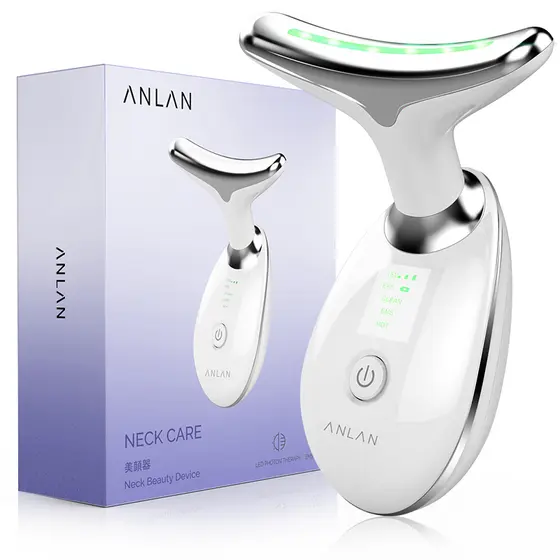 ANLAN Massageador De Pescoço Com Gola Rugas / Compressa Quente Para Firmador / Ferramenta De Elevação Com Claro