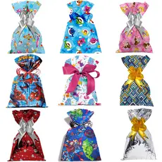 Sacos De Presente 25 X 35Cm M3 Unidade Homem Aranha Vingadores Baby Shark Princesas Gala e Cromus
