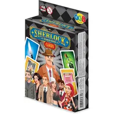🔍 Jogo Sherlock Detetive Cards – Torne-se o Melhor Detetive! 🔍 75 Cartas Ggbplast Brinquedos