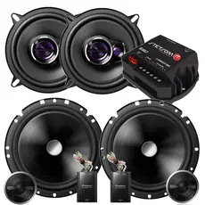 Kit 2 Vias Pioneer 6 + Auto Falante 5 + Modulo Stetsom Ir160